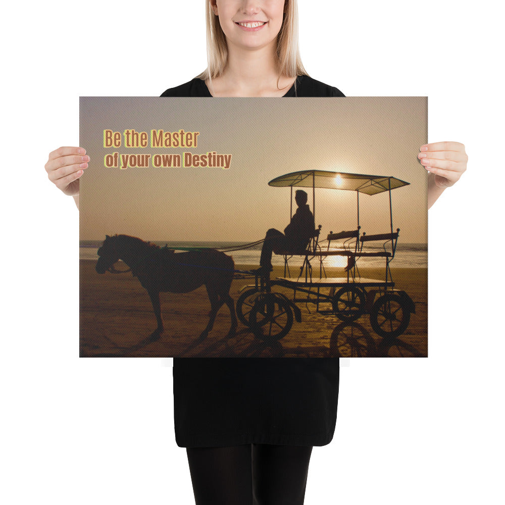 Horse Canvas Wall Art With Inspirational Quotes