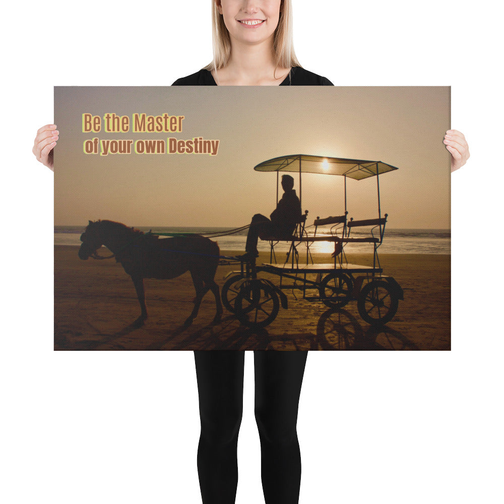 Horse Canvas Wall Art With Inspirational Quotes