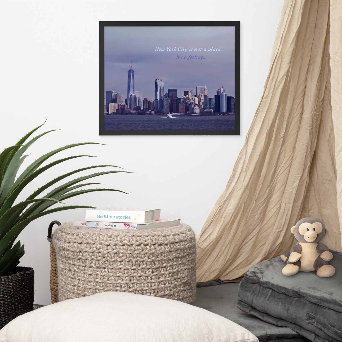 New York Skyline Framed poster