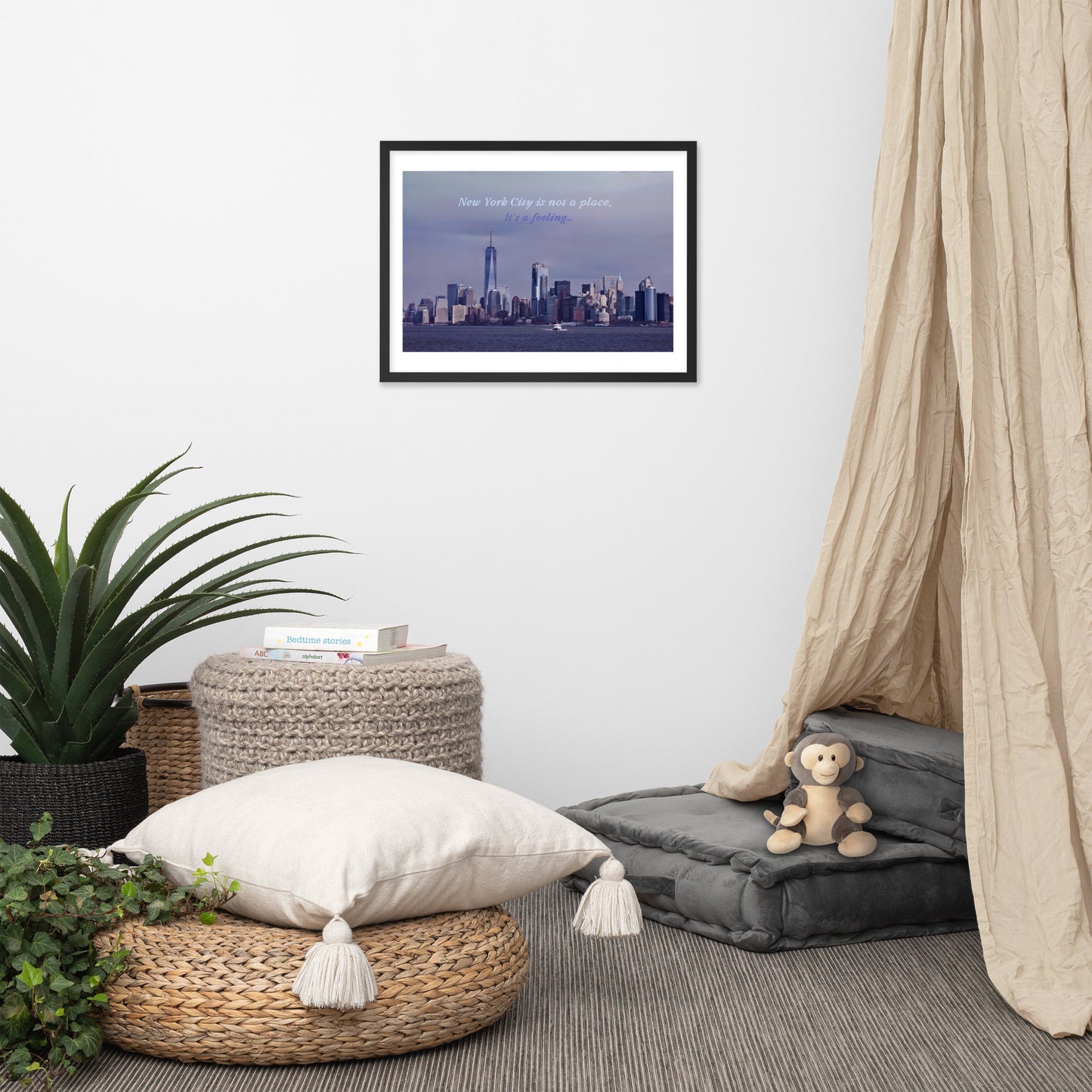 New York Skyline Framed poster