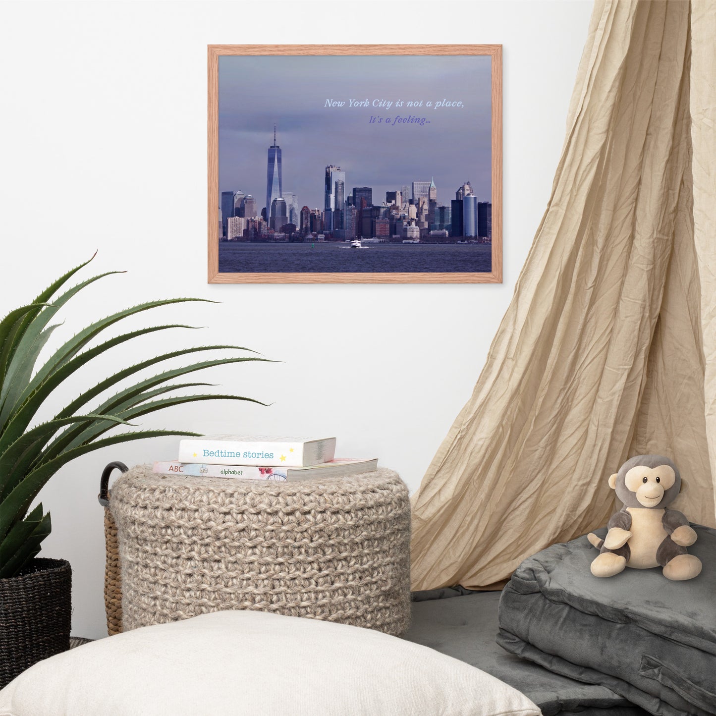 New York Skyline Framed poster