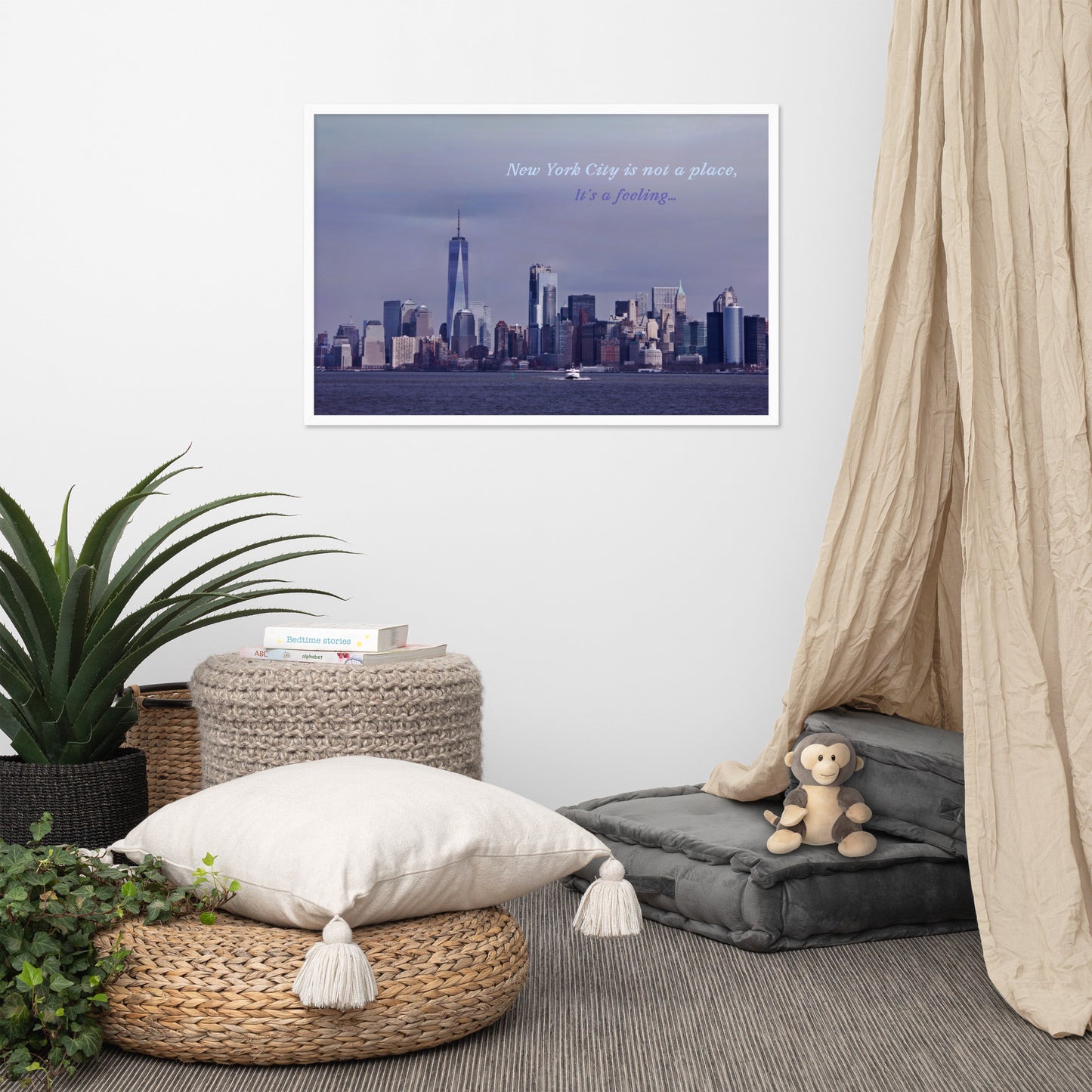 New York Skyline Framed poster